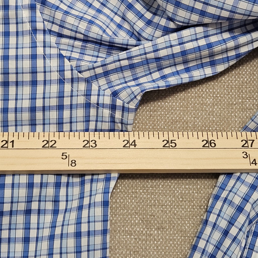 Holderness & Bourne The Flynn Shirt Marlin Blue Plaid Tailored Fit XL HB2195.759 - Picture 13 of 13